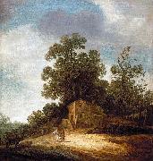 Pieter de Molijn Pastoral Landscape with Tobias and the Angel oil painting artist
